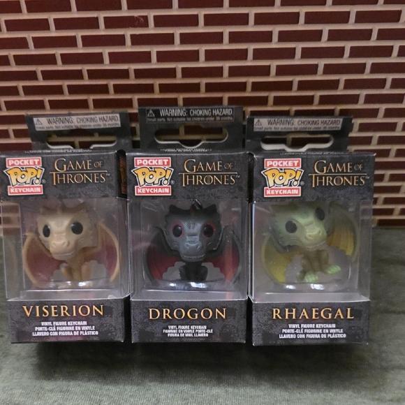 Funko Other - Funko Pocket Pop! Keychain Game of Thrones Dragons
